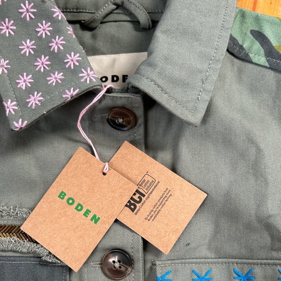 NWT Boden Islington Camo Jacket Size 0 XS - Picture 12 of 15